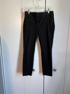 LOFT Black Slim Stretch Ankle Trousers